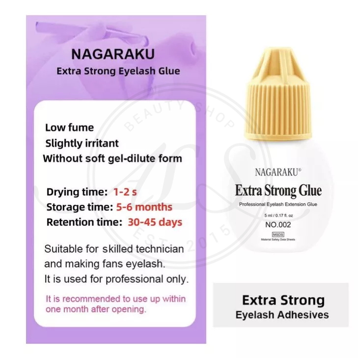 NAGARAKU GLUE Lem Eyelash Extension NAGA GLUE LEM TIDAK PEDIH new packging