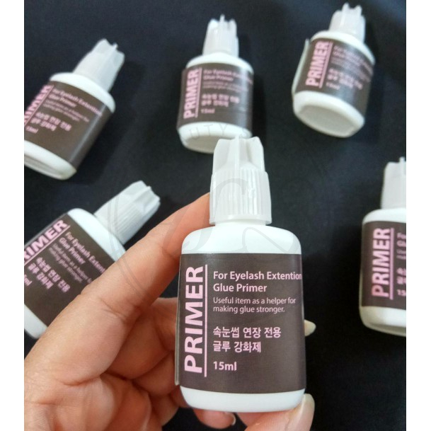 PRIMER SKY Glue Primer for Eyelash Extension Tanam Bulumata KOREA / NAVINA CLEANSER PEMBERSIH EYELASH