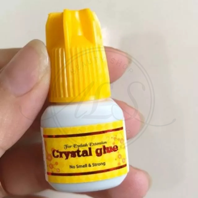 Lady Black Glue / Lady Glue 5g / NAVINA GLUE / KGLUE EYELASH with POUCH / CRYSTAL GLUE for Eyelash Extension Lem Tanam Bulu mata