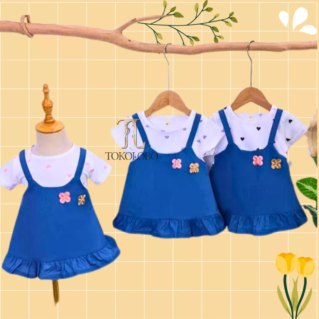 tokolobo (IMPORT) DRESS ANAK 2FLOWE KD 018