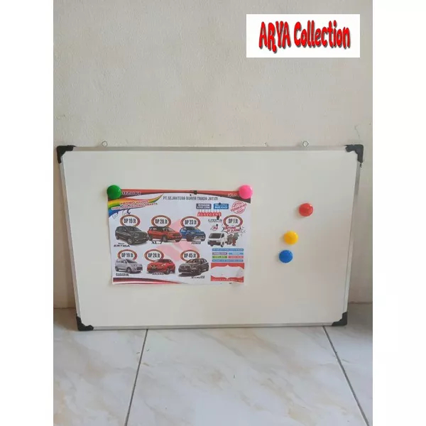 

papan tulis whiteboard magnet 50 x 70 cm
