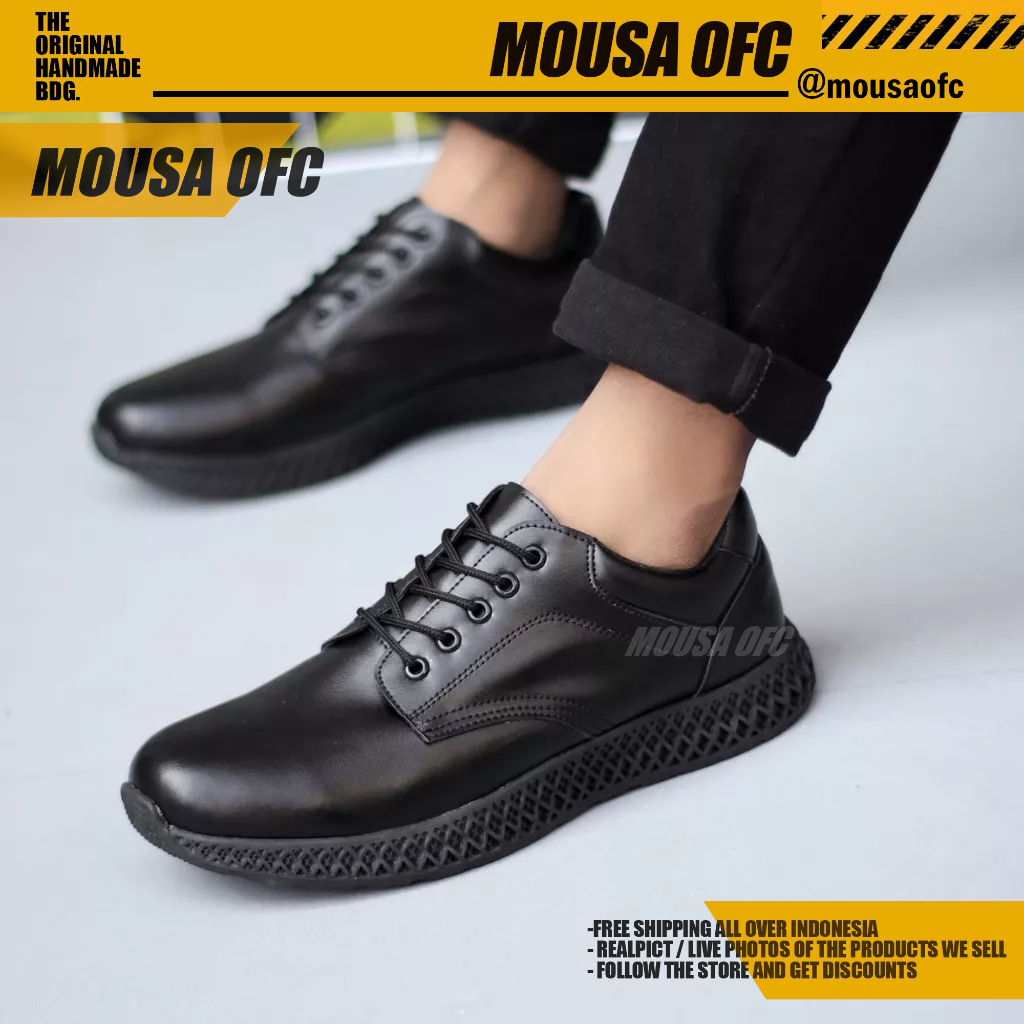 Sepatu Pria Formal Hitam Sepatu Pantofel Kerja Pria