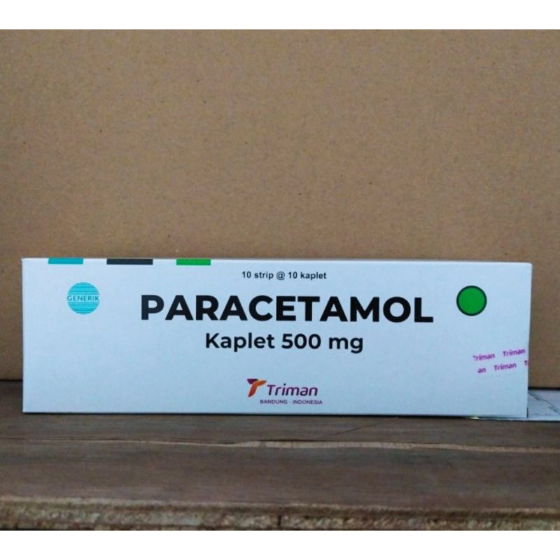 PARACETAMOL TRIMAN 500 MG BOX 100 KAPLET