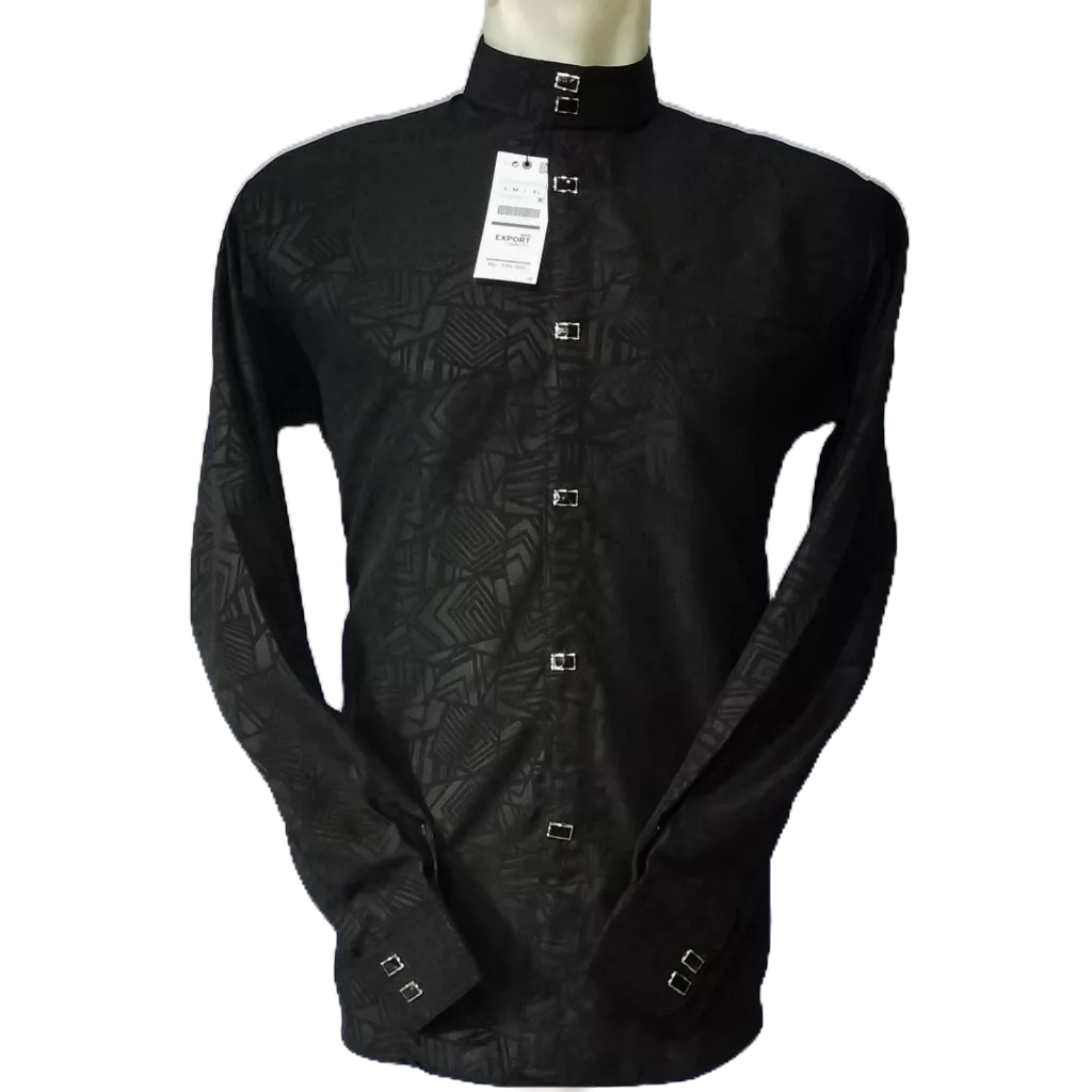 Kemko Sultan Embos Warna Hitam Kancing Jepret