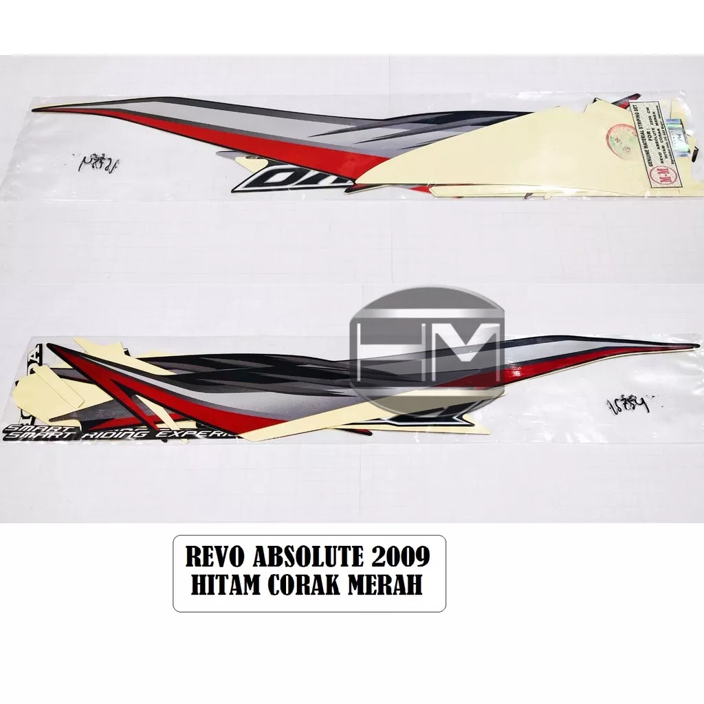 STIKER STRIPING MOTOR LES BODY REVO ABSOLUTE 2009
