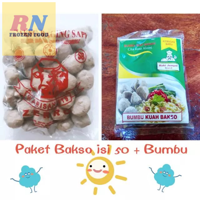 

Paket Bakso SB warisan 319 isi 50 + bumbu kuah bakso