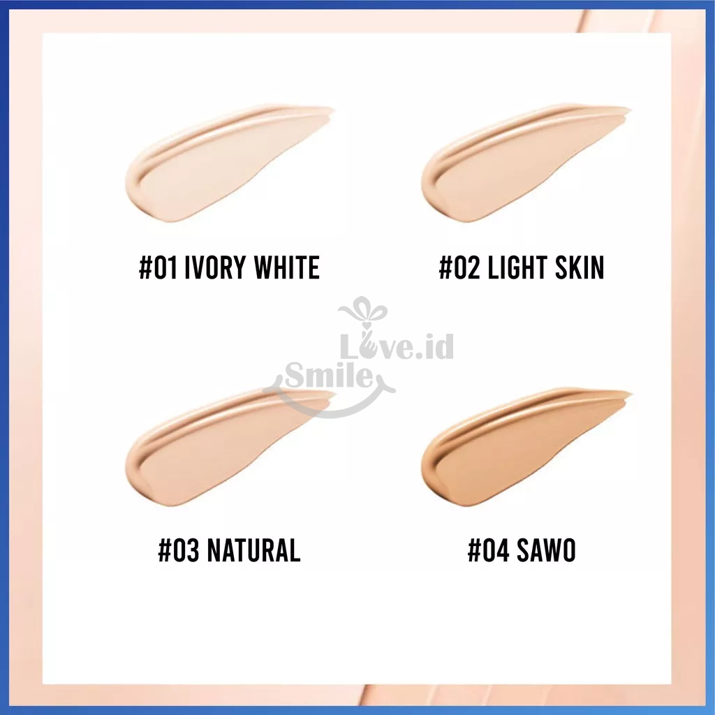 LAMEILA Light Concealer Liquid Foundation Cair Tahan Air 30ml Aereney Ft Color L51