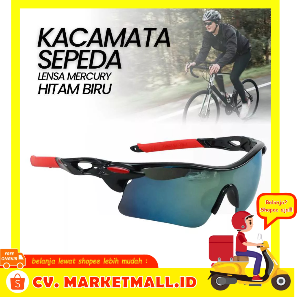 Kacamata Terpolarisasi Olahraga Outdoor Sepeda Memancing Golf Motor Lensa Mercury Anti UV Lapis Karet Teknologi Anti Bentur UV400 OULAIOU HAOGHIMENG 009181 - OMSE1EBX