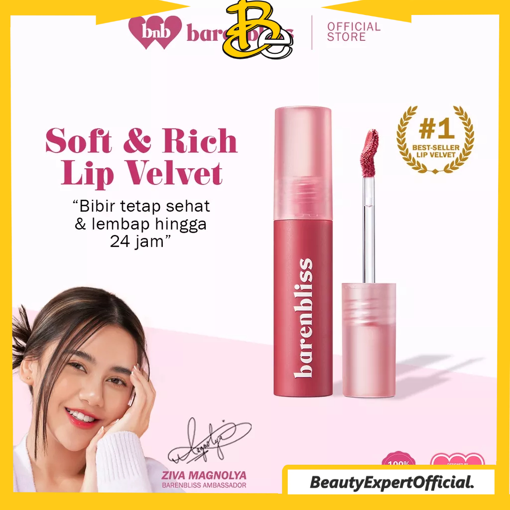 ⭐️ Beauty Expert ⭐️BNB barenbliss Cherry Makes Cheerful Lip Velvet korea Lipcream「24H Moisturizing」