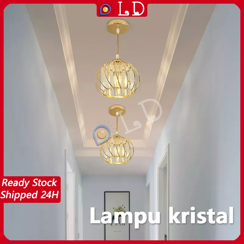 [COD] Lampu Plafon kristal Ceiling Minimalis Lampu kristal plafon rumah modern Untuk Ruang Tamu Kamar Tidur Dapur Teras Depan Cafe