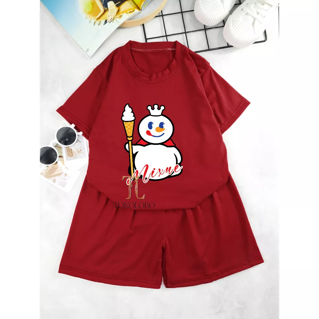 tokolobo SET ANAK KING MIXUE (SOFT SPANDEX) DTF PRINTING