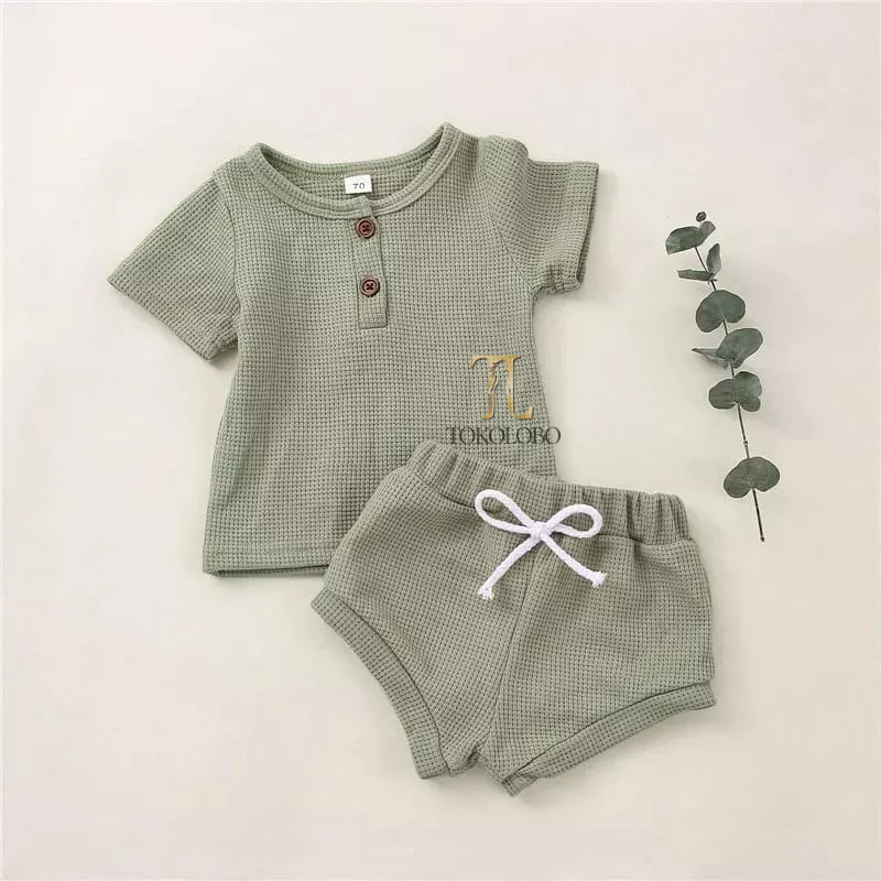 tokolobo 12.12 BIRTHDAY Baju Setelan Anak Caroline Unisex