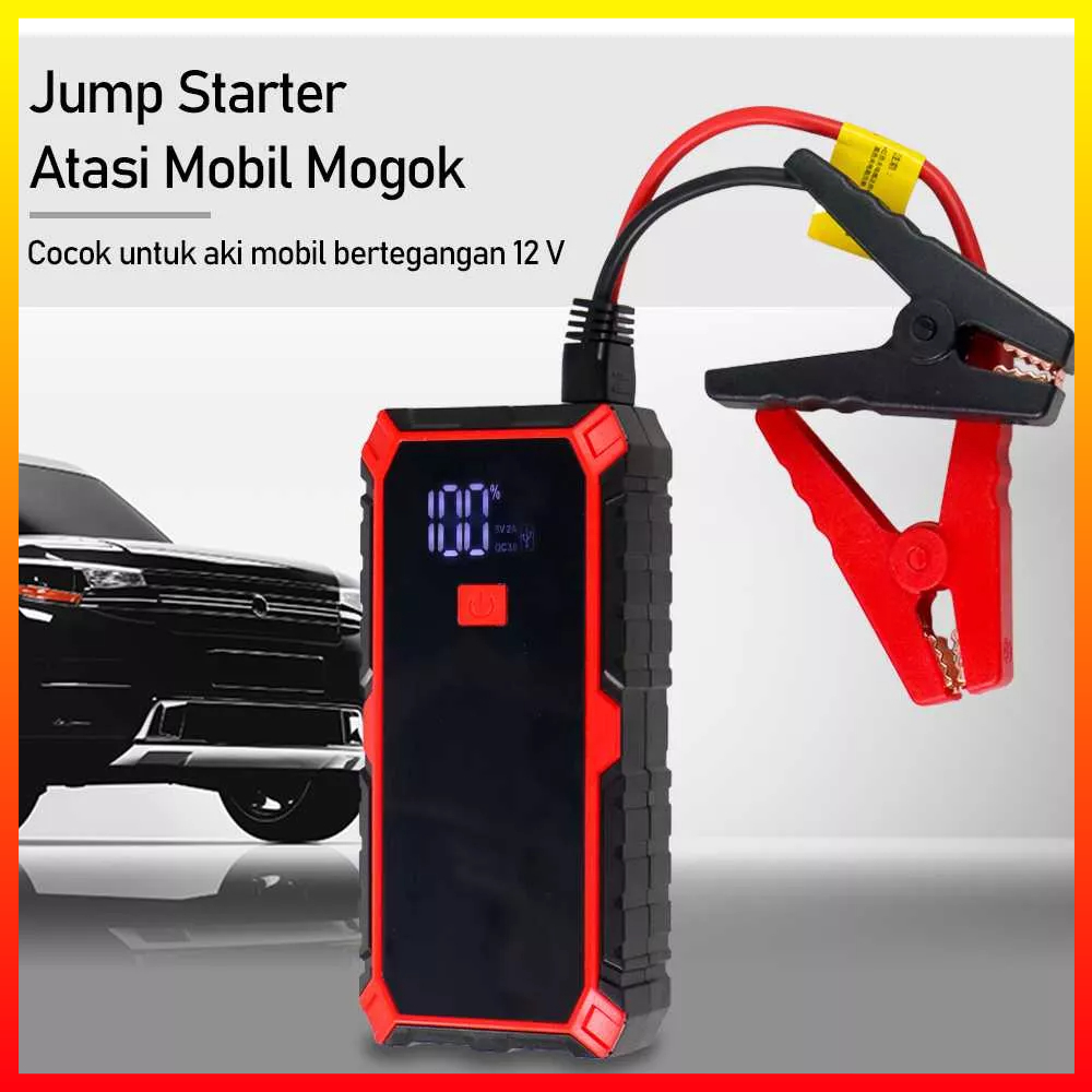 Booster Charger Alat Darurat Baterai Mobil Jump Starter Power Bank Jumper Senter USB 12V 20000mAh JXIANG POWER JX-60 - 7CWB0EBQ