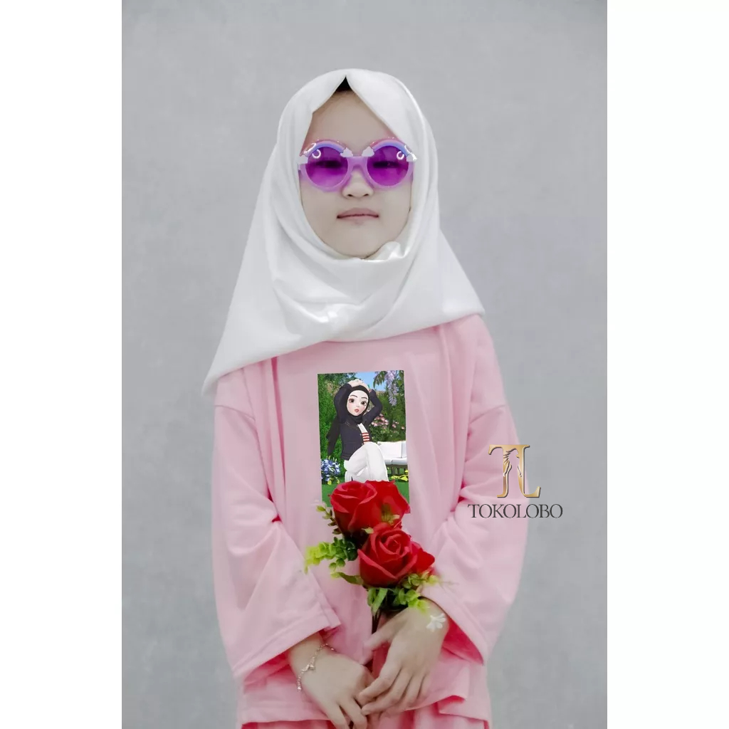 tokolobo 12.12  BIRTHDAY  SETELAN TUNIK ANAK SLEBEW TISHA DTF PRINT