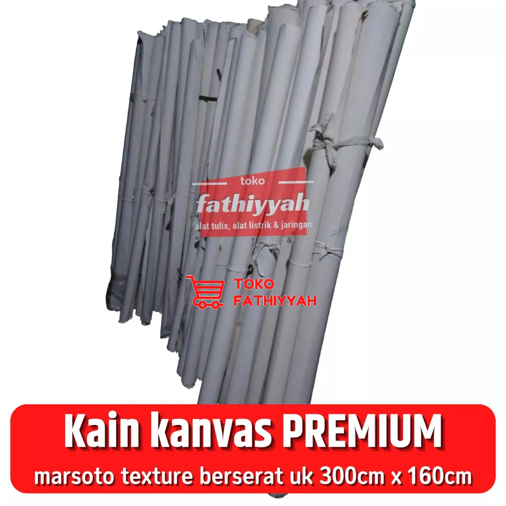 

RK kanvas lukis roll PREMIUM marsoto tebal termurah grosir 300cmx 160cm 200CM X 160CM
