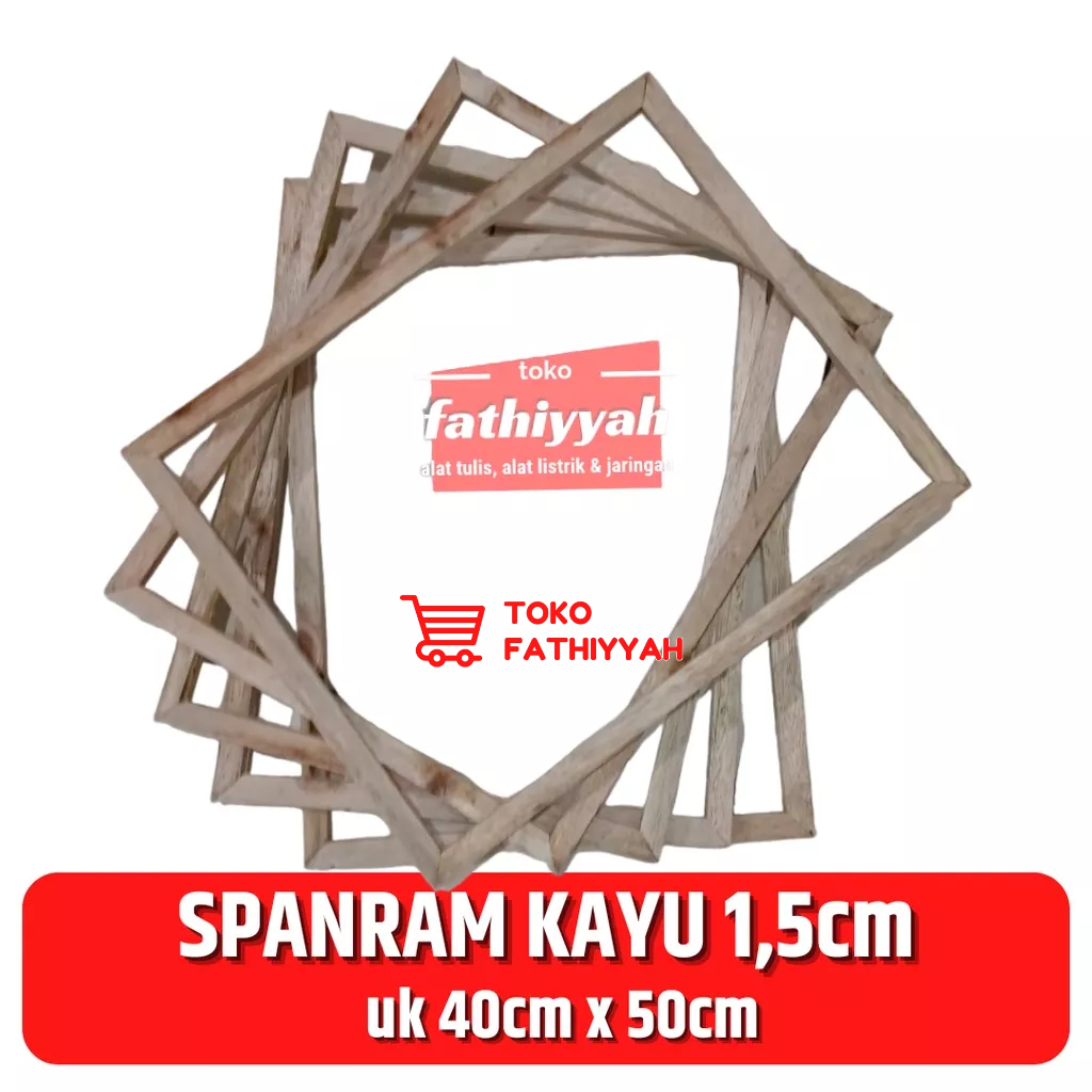 

SPANRAM KANVAS FRAME KAYU 40x50