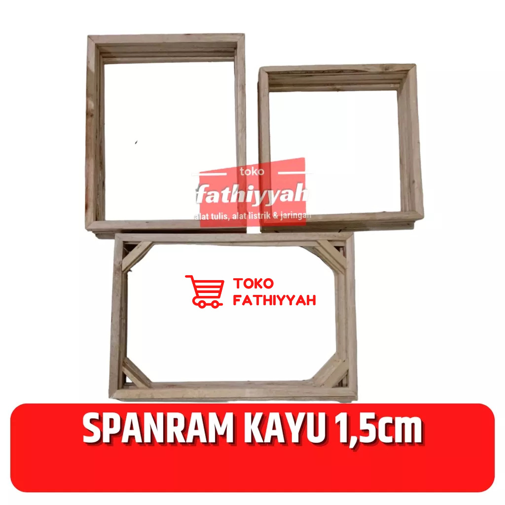 

SPANRAM KANVAS FRAME KAYU 40x40 40x50 40x60