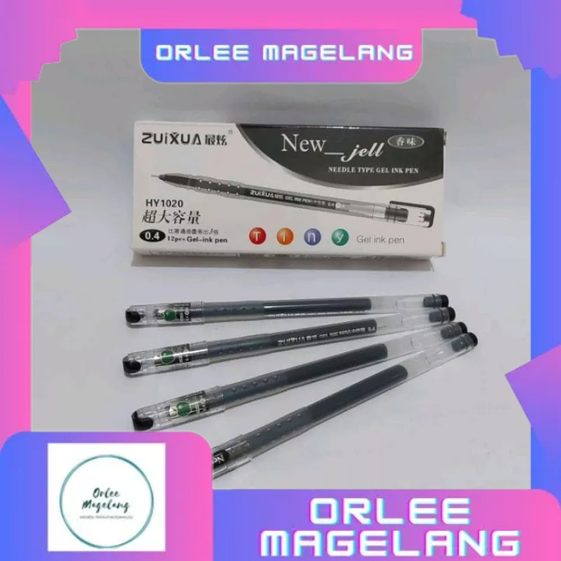 

BOLPOINT NEW GEL ZUIXUA // BOLPOINT MERK ORLEE // XIZUA ORLEE // 1 PAK (12 PCS)