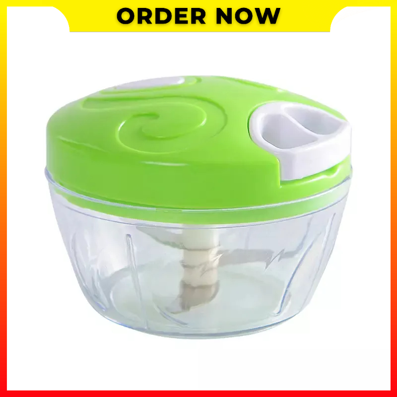 Mini Food Chopper Blender Tangan Manual Menarik Tali Pemotong Penghancur Daging Buah Sayuran Juxin JX588 - OMHZP9GR