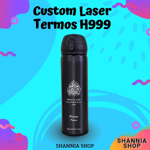 Custom [ Nama / Logo ] Laser / Grafir H999 Termos Air Panas Niagara 500ml Vacuum Flask  / PROMOSI SOUVENIR HAMPERS