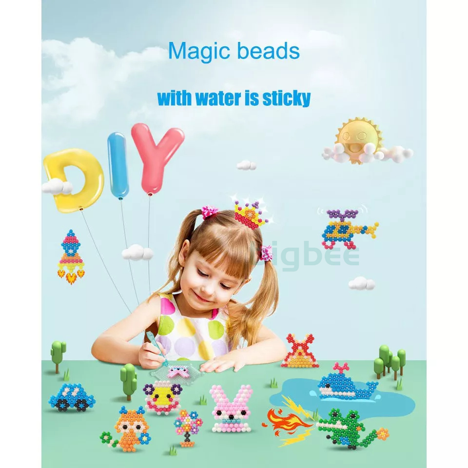 [COD] Mainan Manik Air / Aqua Beads / Water Beads DIY Ajaib Karakter