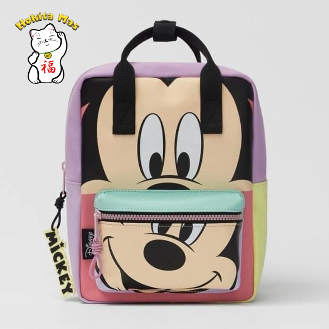 TAS ANAK ZR MICKEY MOUSE DISNEY RUBBER MINI BACKPACK