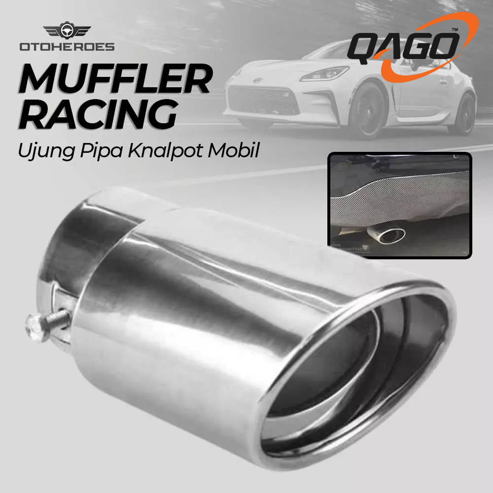 OTOHEROES Muffler Ujung Pipa Knalpot Mobil Racing Slincer Knalpot Racing Ekor Knalpot Mobil Variasi