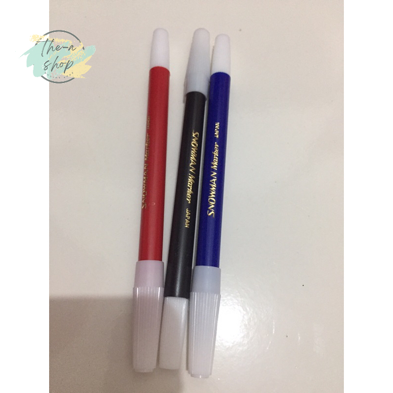 

spidol kecil snowman merah hitam biru