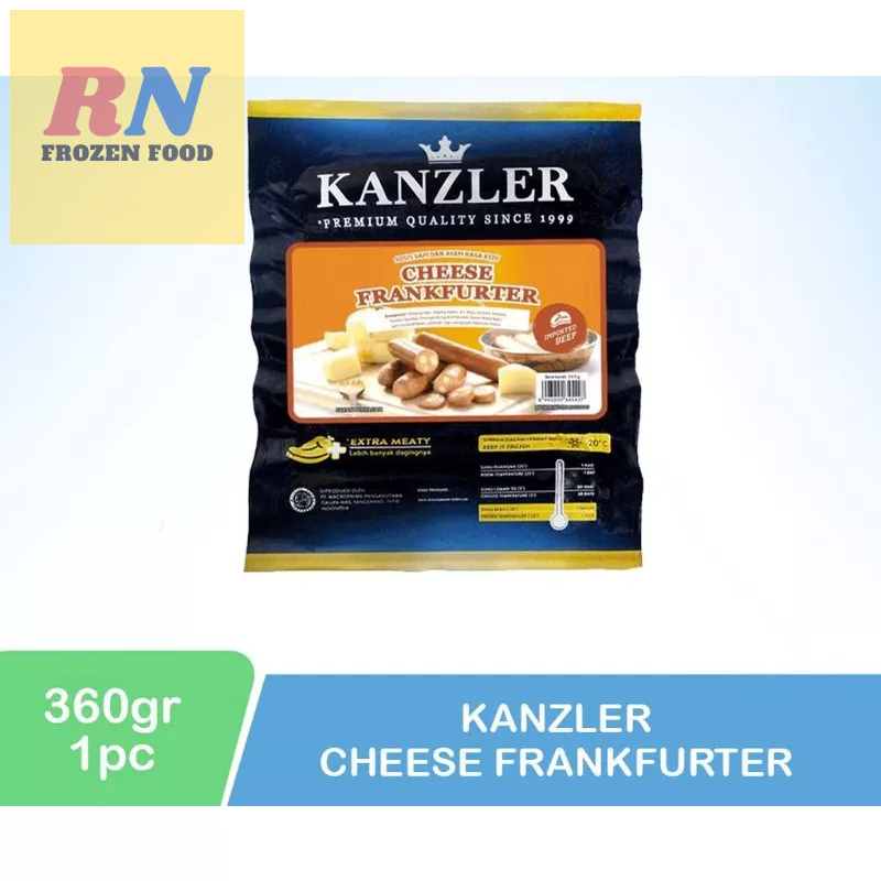 

KANZLER Sosis Cheese Frankfurter 360 gr