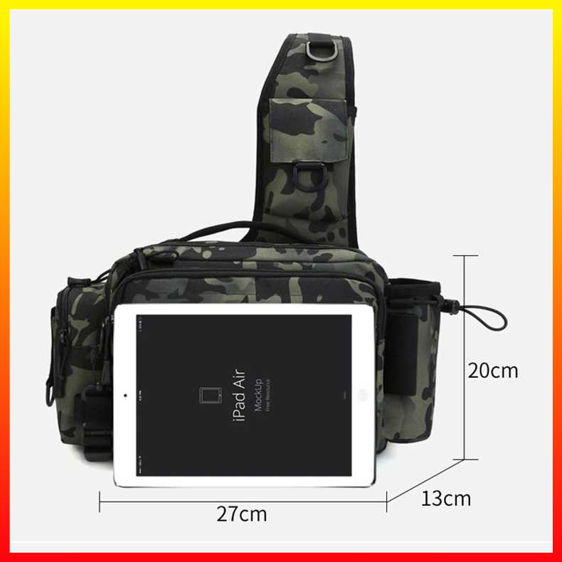 Tas Mancing Serbaguna Kapasitas Besar Tahan Air Multifunctional Fishing Bag  Scione X232G - 7CSE0GBK