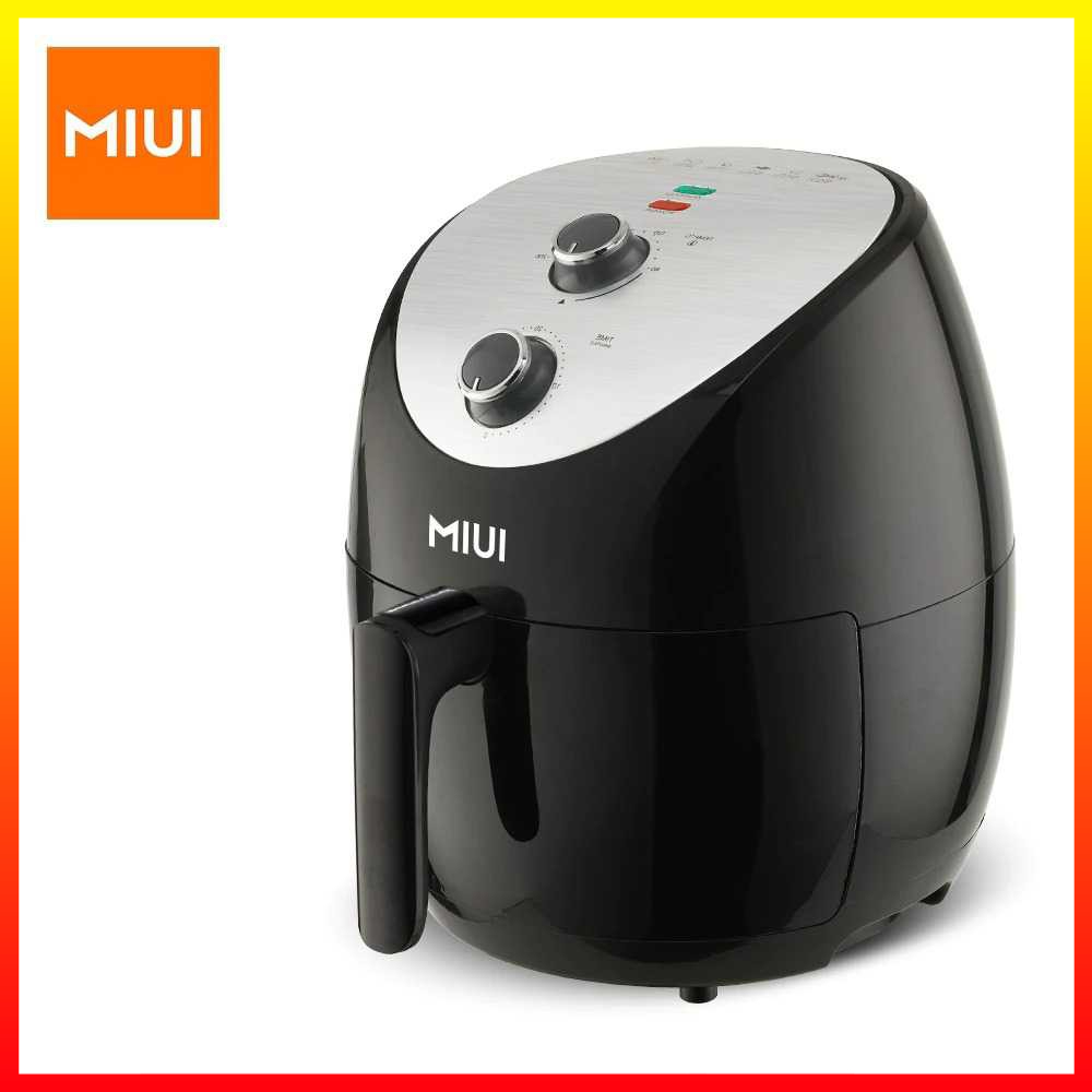 Mesin Penggoreng Udara Bebas Minyak Sehat 5L Air Fryer Button Version MIUI AF-01 - WIHZ02BK