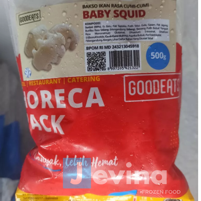 

Goodeats Baby Squid (Bakso Ikan Cumi) 500g