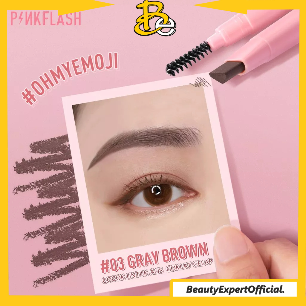 ⭐️ Beauty Expert ⭐️ PINKFLASH OhMyEmoji Automatic PF-E09 - Eyebrow Pencil Lasting 8h WATERPROF