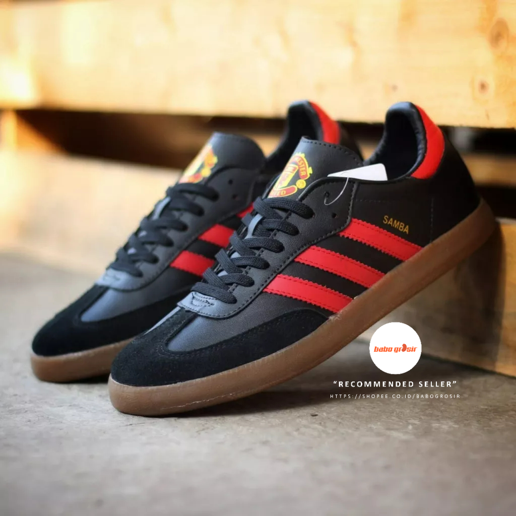 PROMO Sepatu Adidas Samba OG Manchester United Premium | Sneakers Pria dan Wanita, Harga Murah, Kualitas Mewah dan Terjamin