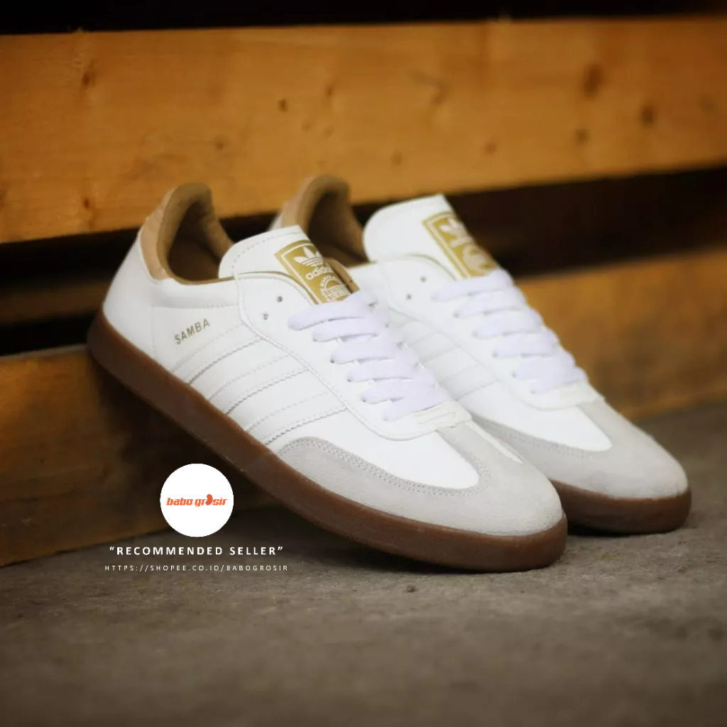 PROMO Sepatu Adidas Samba OG Off White Premium | Sneakers Pria dan Wanita, Harga Murah, Kualitas Mewah dan Terjamin