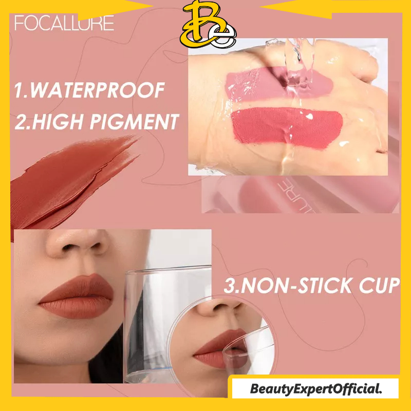 ⭐️ Beauty Expert ⭐️ FOCALLURE Staymax Lipstik Tahan Air Lip Gloss FA134 - MakeUp Kosmetik