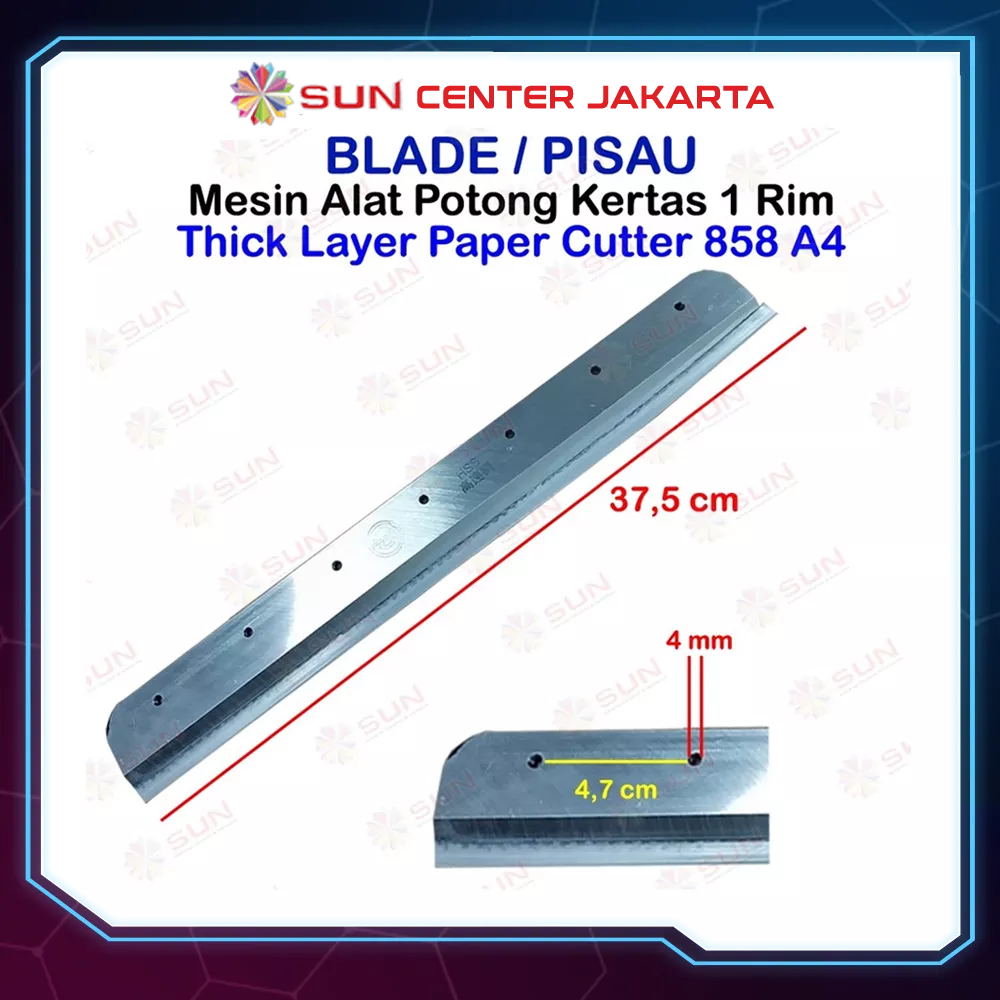 BLADE / PISAU - Part Mesin Thick Layer Paper Cutter 858 A4 / 858 A3 / 868 A3