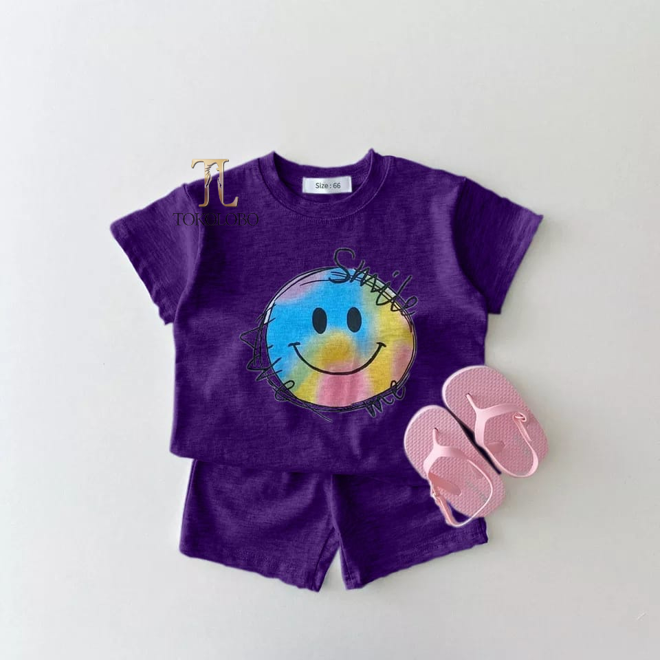 tokolobo Set anak smile me(cotton combed) press