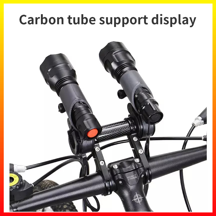 Braket Ganda Ekstensi Stang Extender Sepeda Untuk Lampu Aksesoris 30CM ETA BIKE ET30 - 7CSE2HBK
