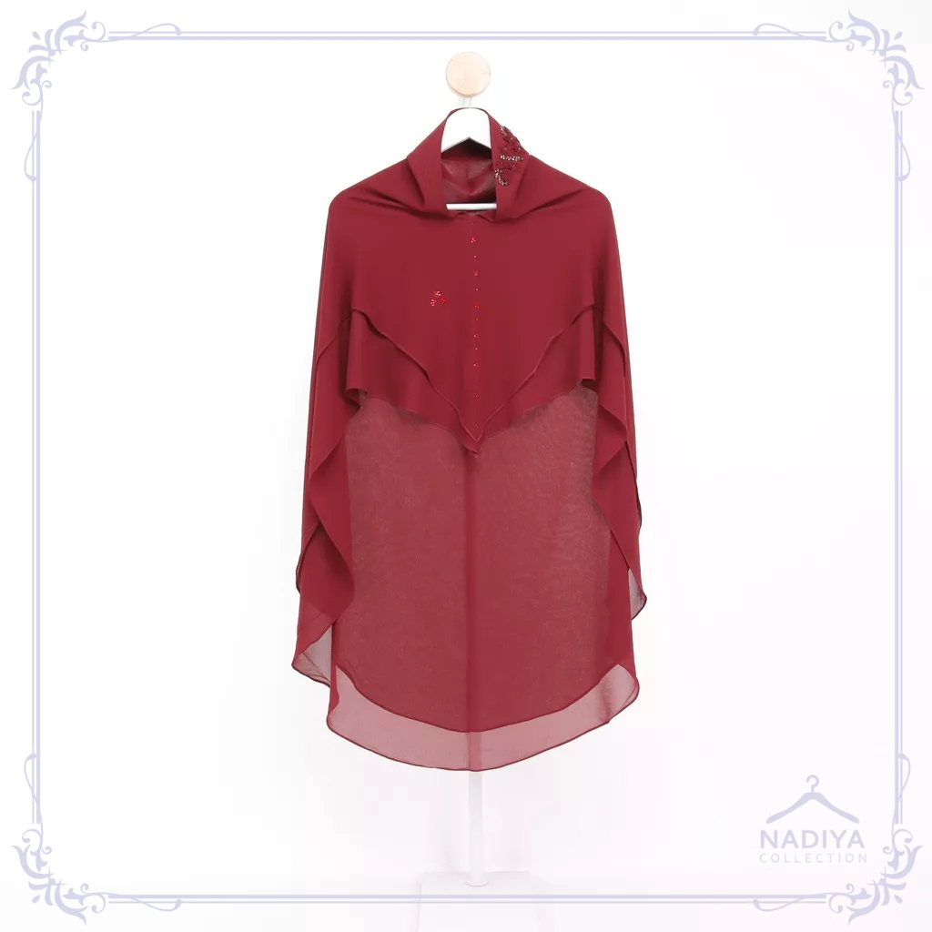 Mayesa Prive Khimar Savana Crystal Premium by Nadiya