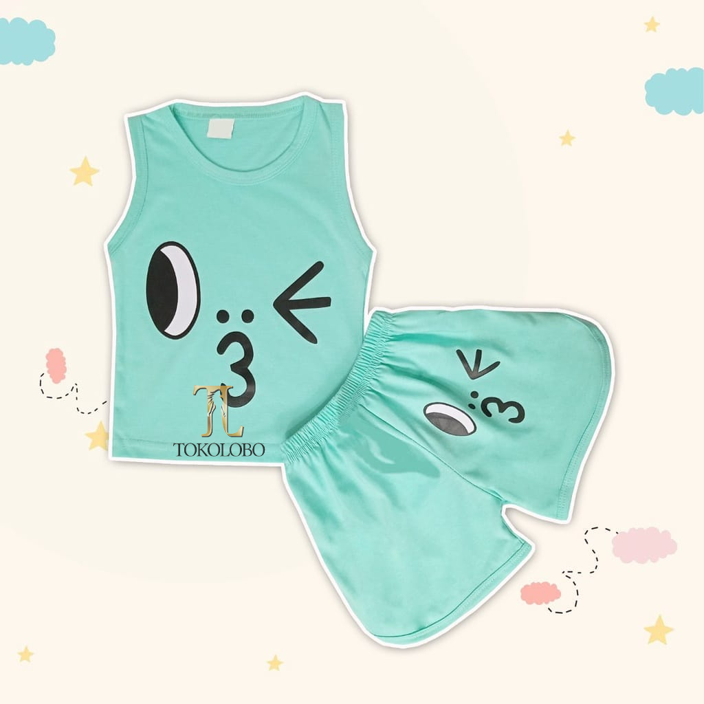 tokolobo Set anak singlet otre