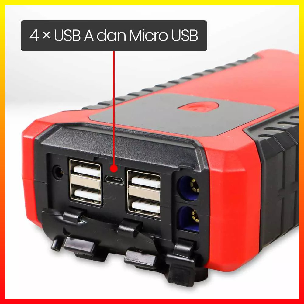 Portable Multi-Function Emergency Car Jump Starter Power Bank Senter USB 12V 20000mAh JXIANG POWER JX27Pro - 7CWB0CBQ