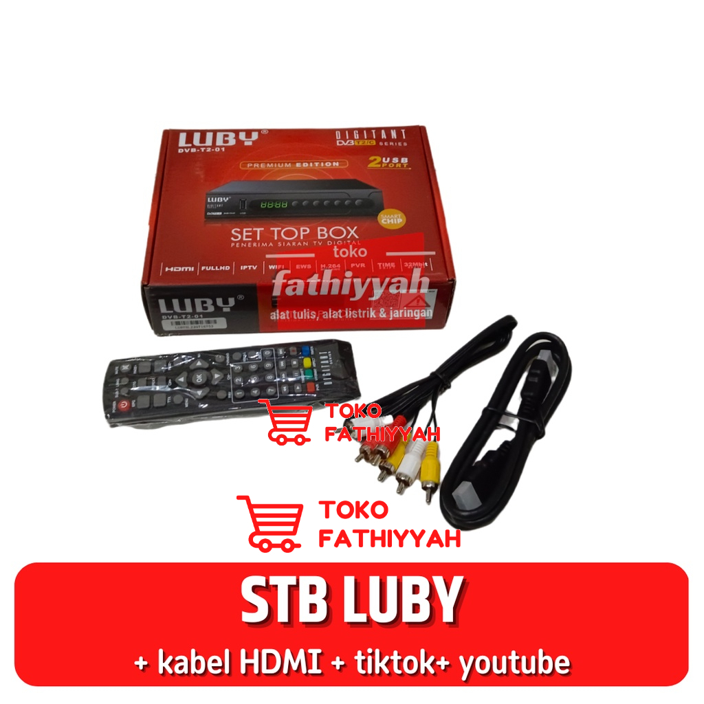 ID SET TOP BOX STB MATRIX APPLE MERAH POLYTRON LUBY TANAKA USB DONGLE