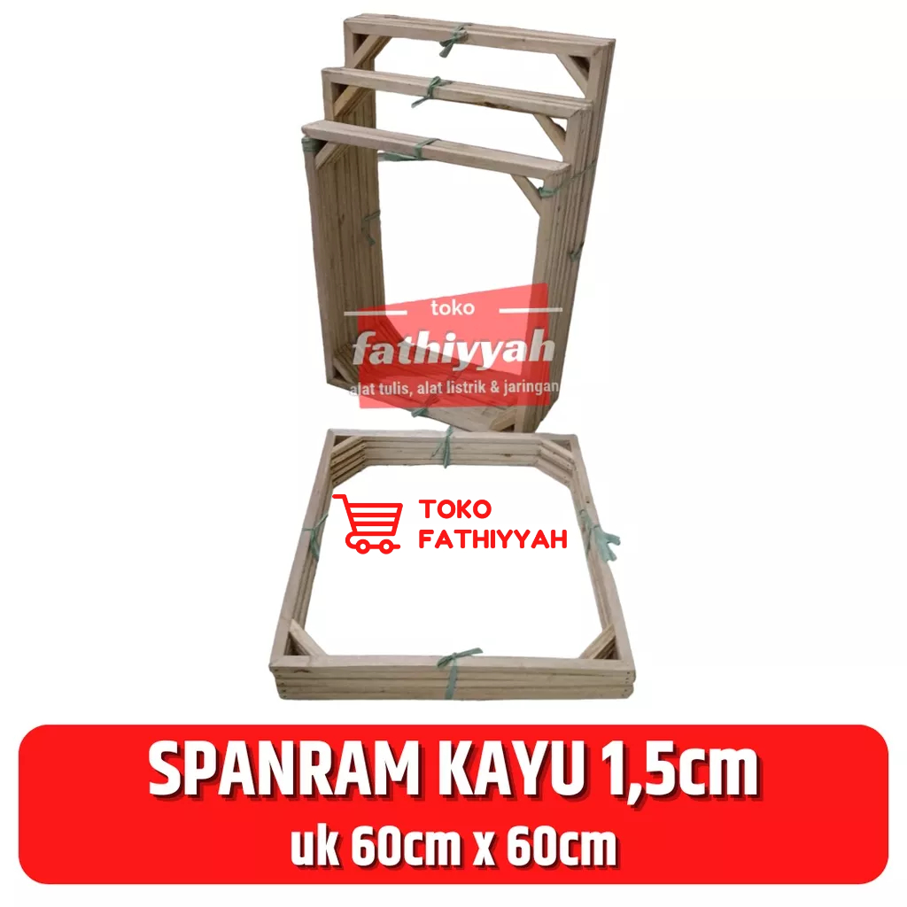 

SPANRAM KANVAS FRAME KAYU 60x60