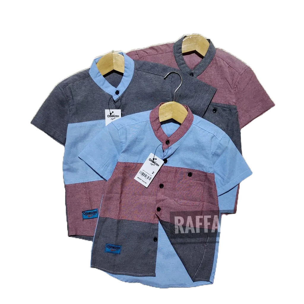 Baju Koko Anak Laki Laki KEMKO GRADASI Edition Spesial Warna Atasan Cowok Usia 1-8Tahun