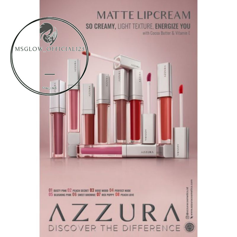 AZZURA MATTE LIPCREAM AZZURA LIP CREAM AZZURA