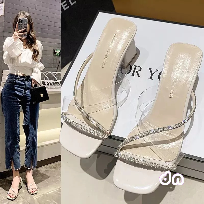 Denia 09 sendal heels wanita hak tahu sendal wanita terbaru realpict