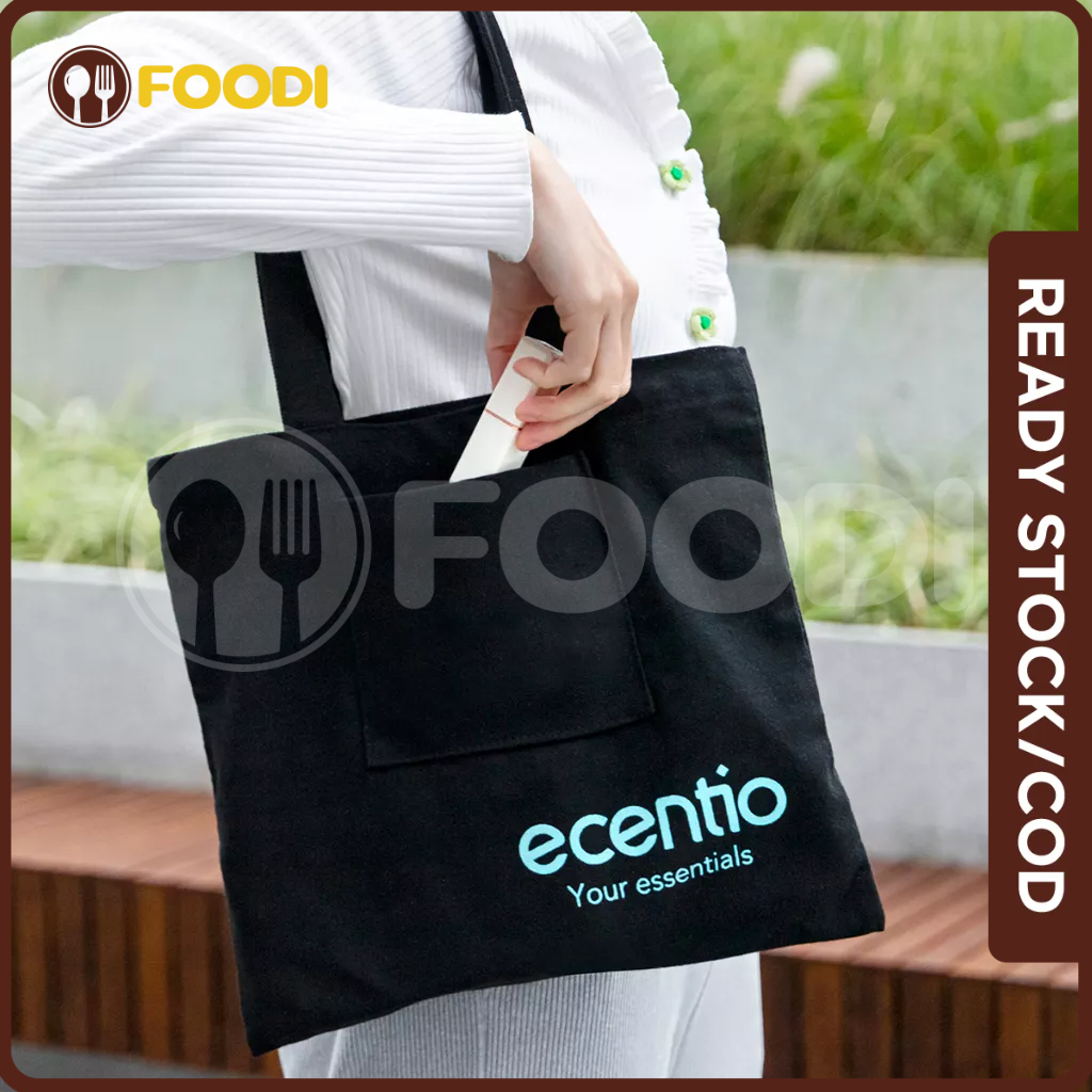 Foodi tote bag kanvas Kantong ramadhan Rampers ONLY/tas bekal makanan lunch bag