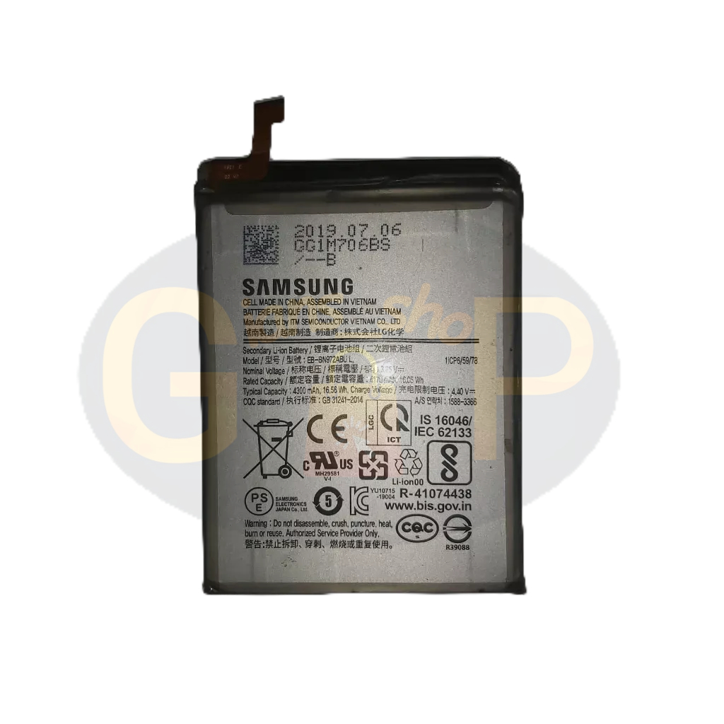 BATERAI SAMSUNG EB-BN972ABU ORIGINAL COPOTAN