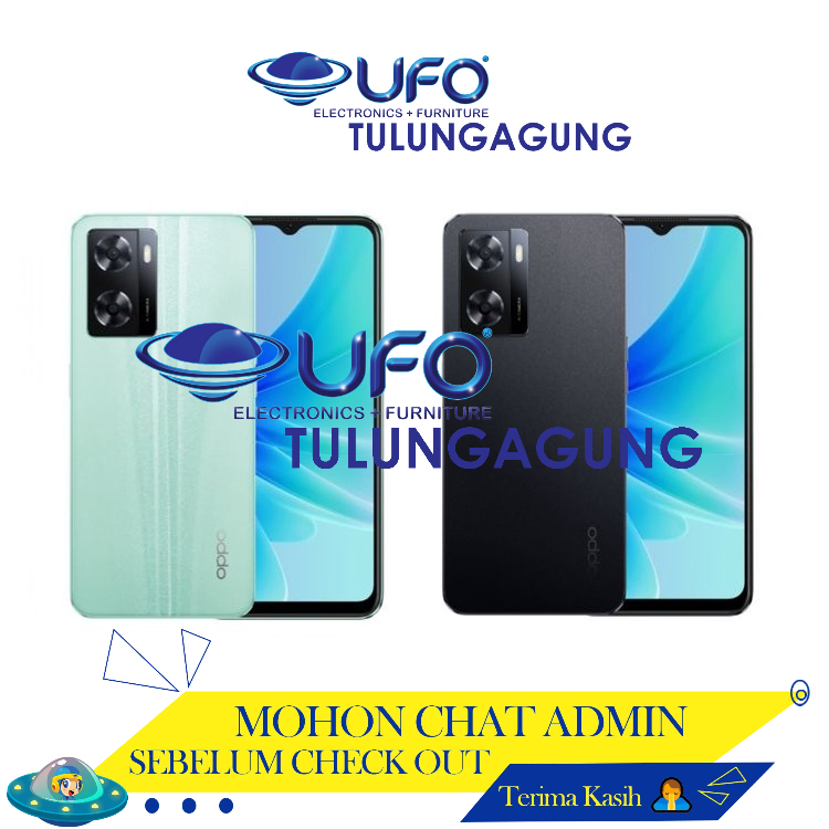 Oppo A57 Ram 4/64 GB HP Smartphone Garansi Resmi